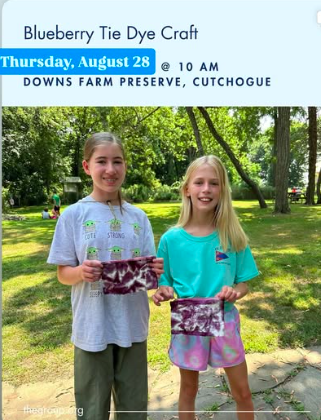 Group for the East End: Blueberry Tie Dye Craft
