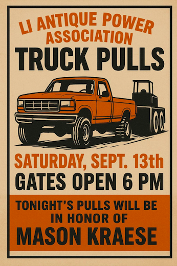 Truck Pulls at Long Island Antique Power Association