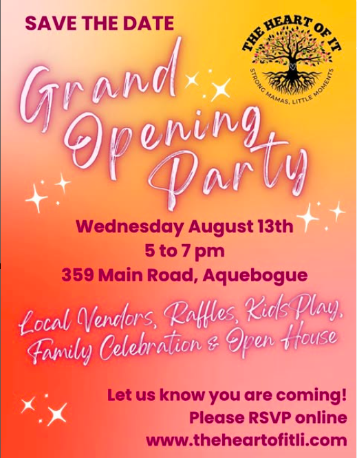 Grand Opening Party for The Heart of It