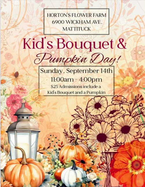 Kids' Bouquet & Pumpkin Day