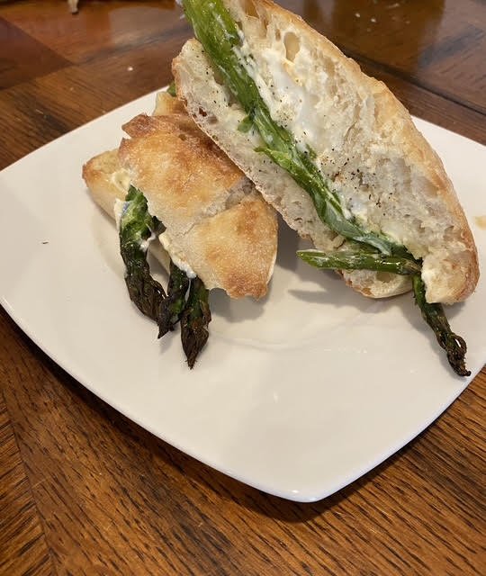 What a farmer's family eats in spring