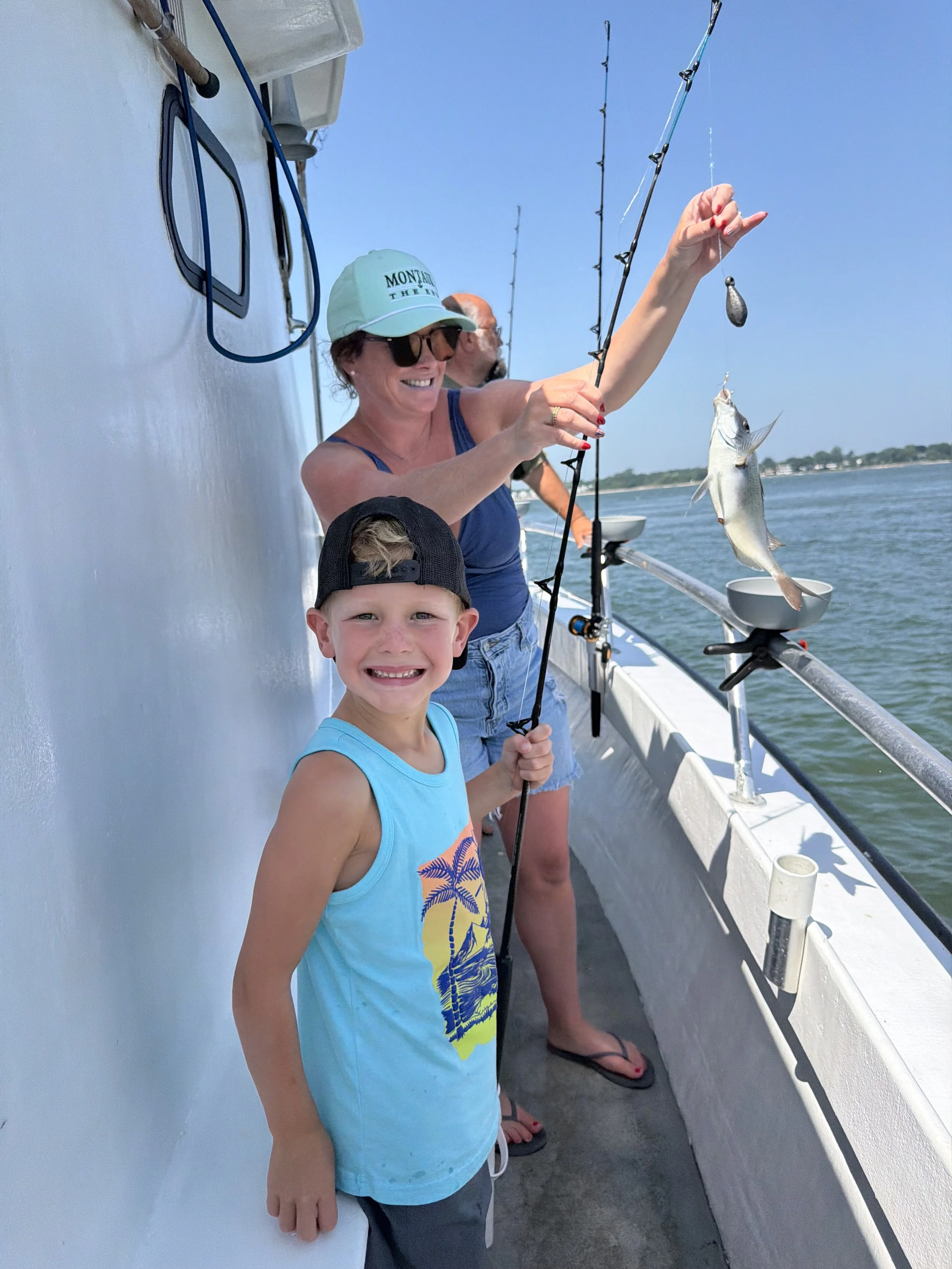 Tide Hustle Fishing Charters is creating hands-on experiences on the water for families