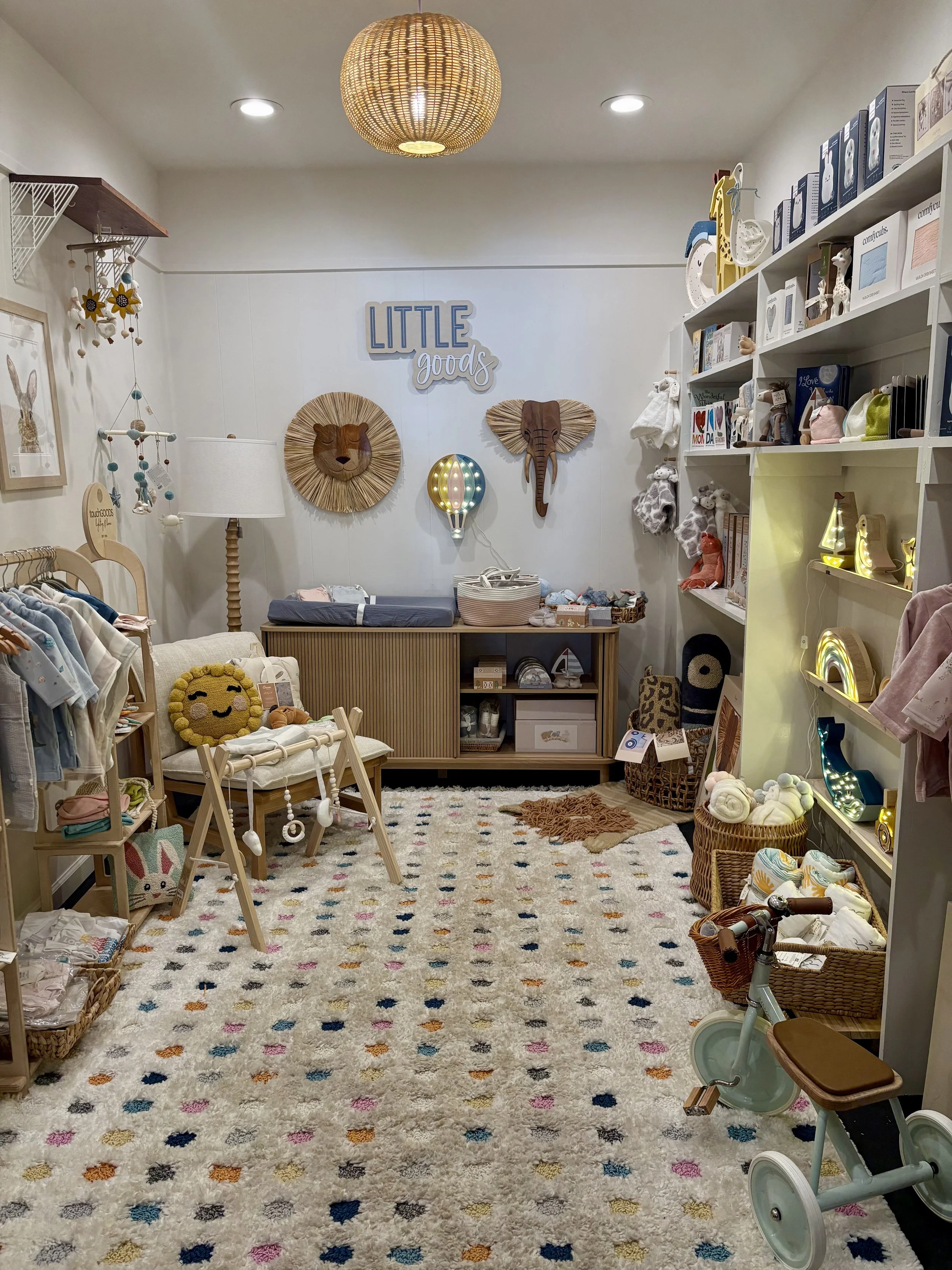 Little Goods brings the cutest nook of curated baby and children’s items to Southold