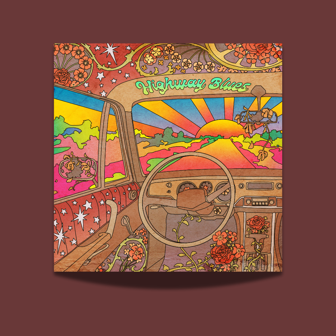 Highway Blues Sticker