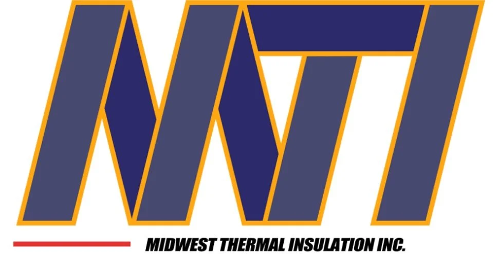 Midwest Thermal Insulation logo design by Rieley Finn with industrial branding style for mechanical insulation and commercial services