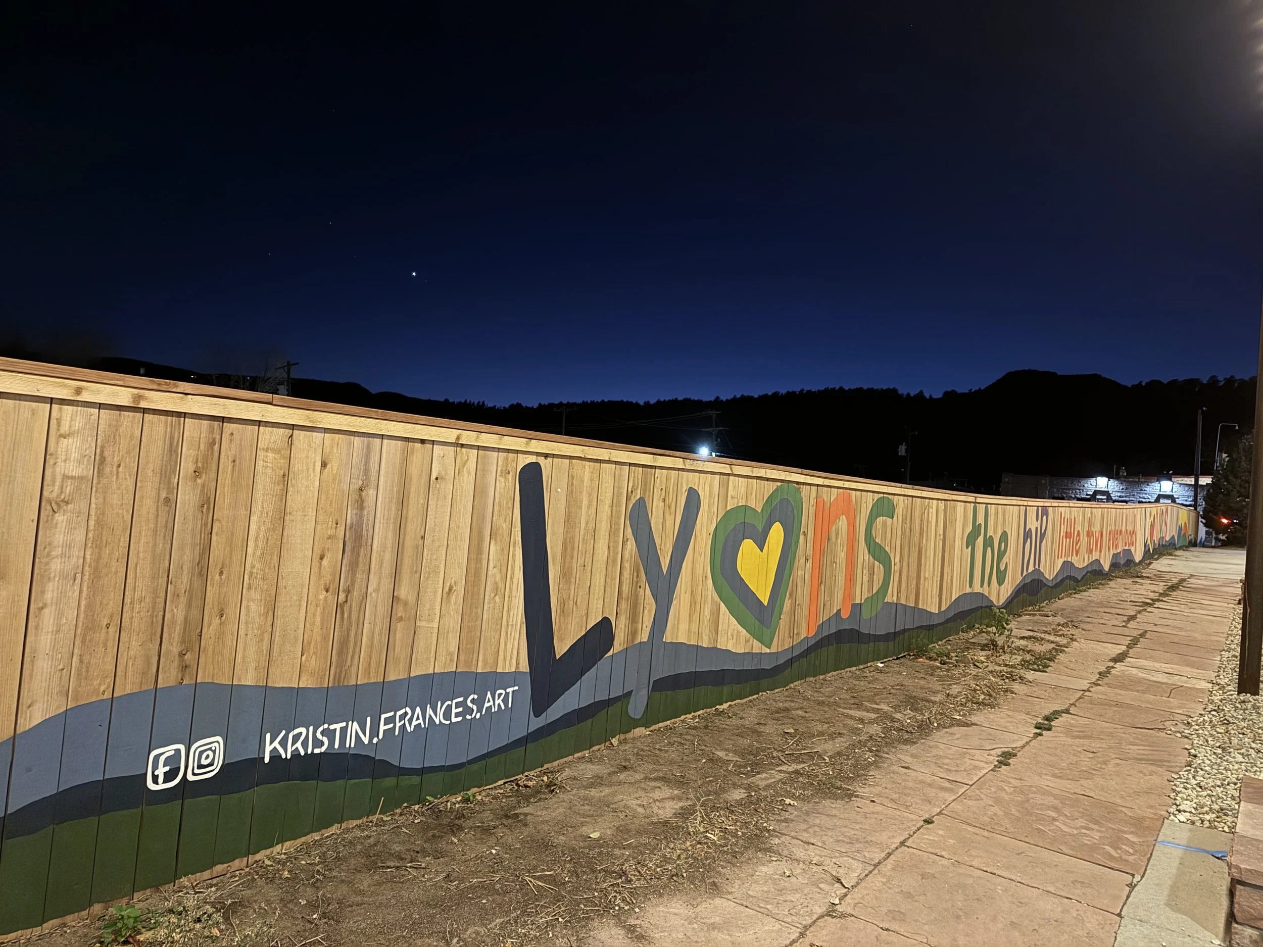 Main Street Mural, Lyons, CO