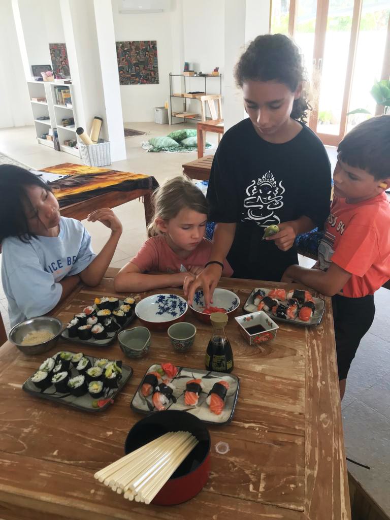 Eating Sushi Creations