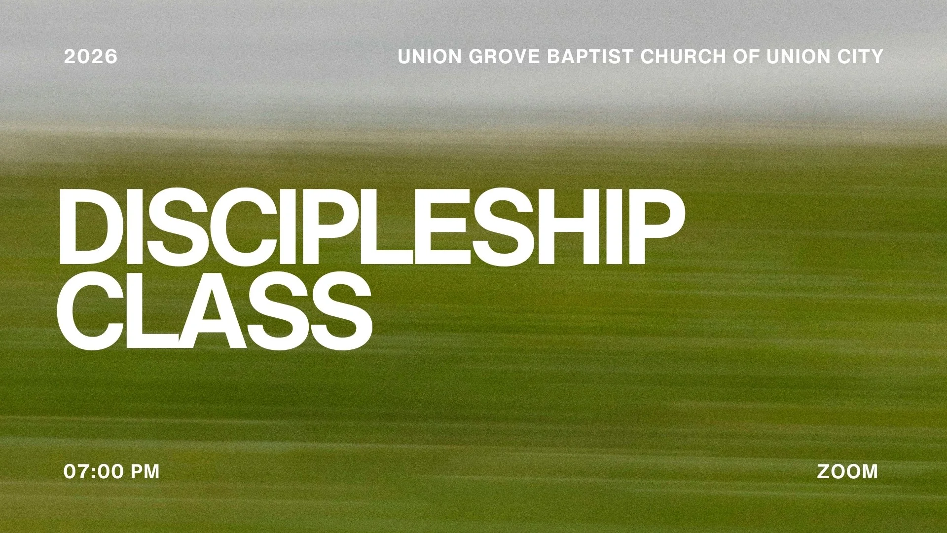 Discipleship Class
