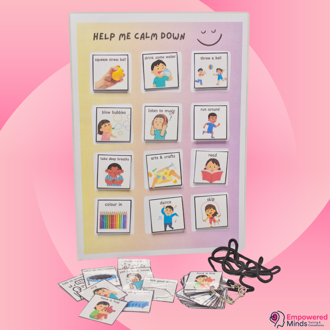 The Calm Down Visual Choice Card Set — Empowered Minds Training ...