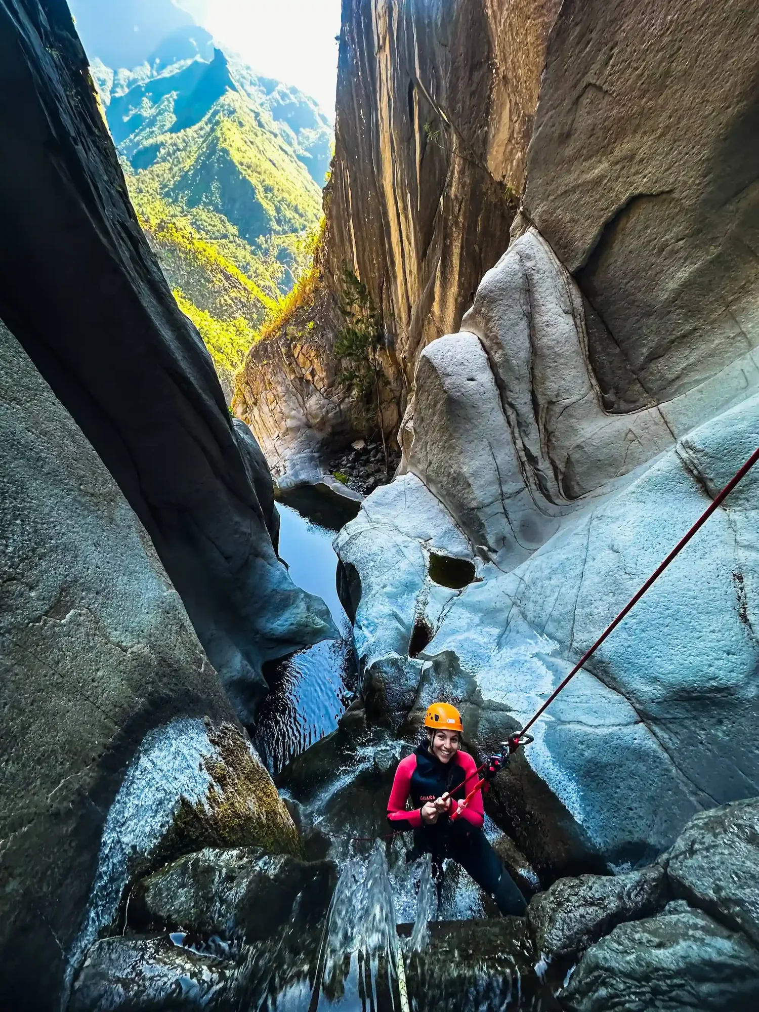Canyoning Fleurs Jaunes à La Réunion