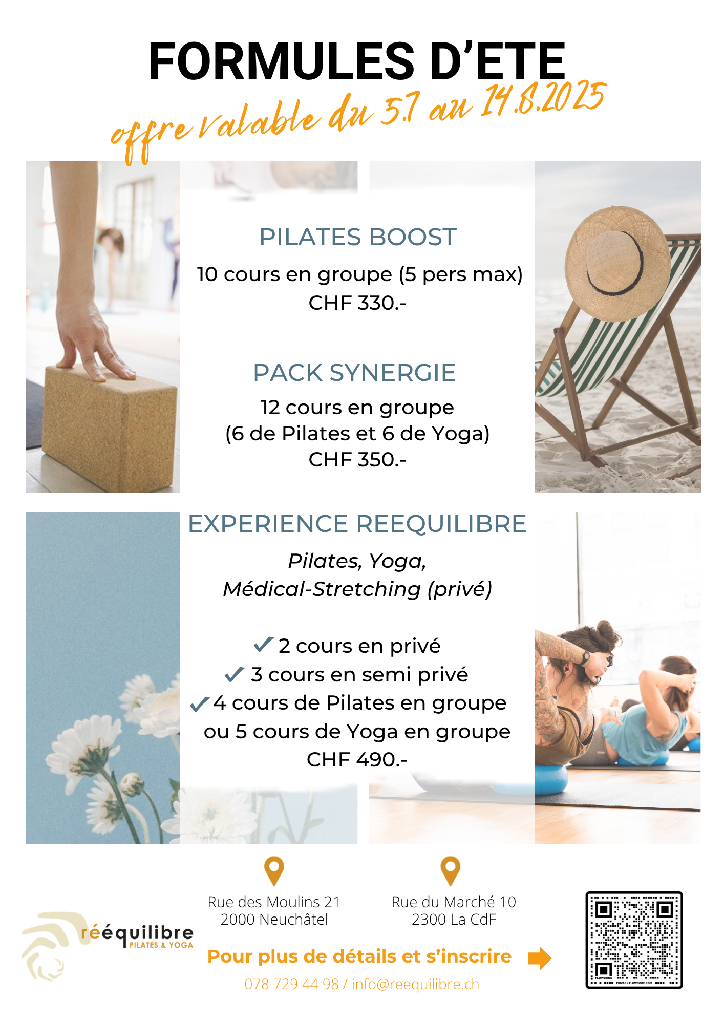 Formules d’été