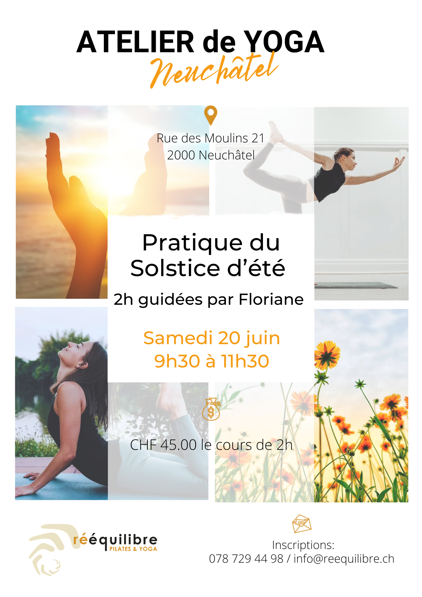 Atelier du samedi 20 juin : YOGA Solstice d’été