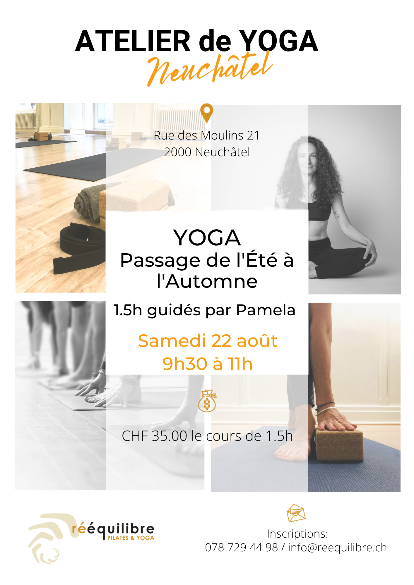 Atelier de Yoga du Samedi 22 août