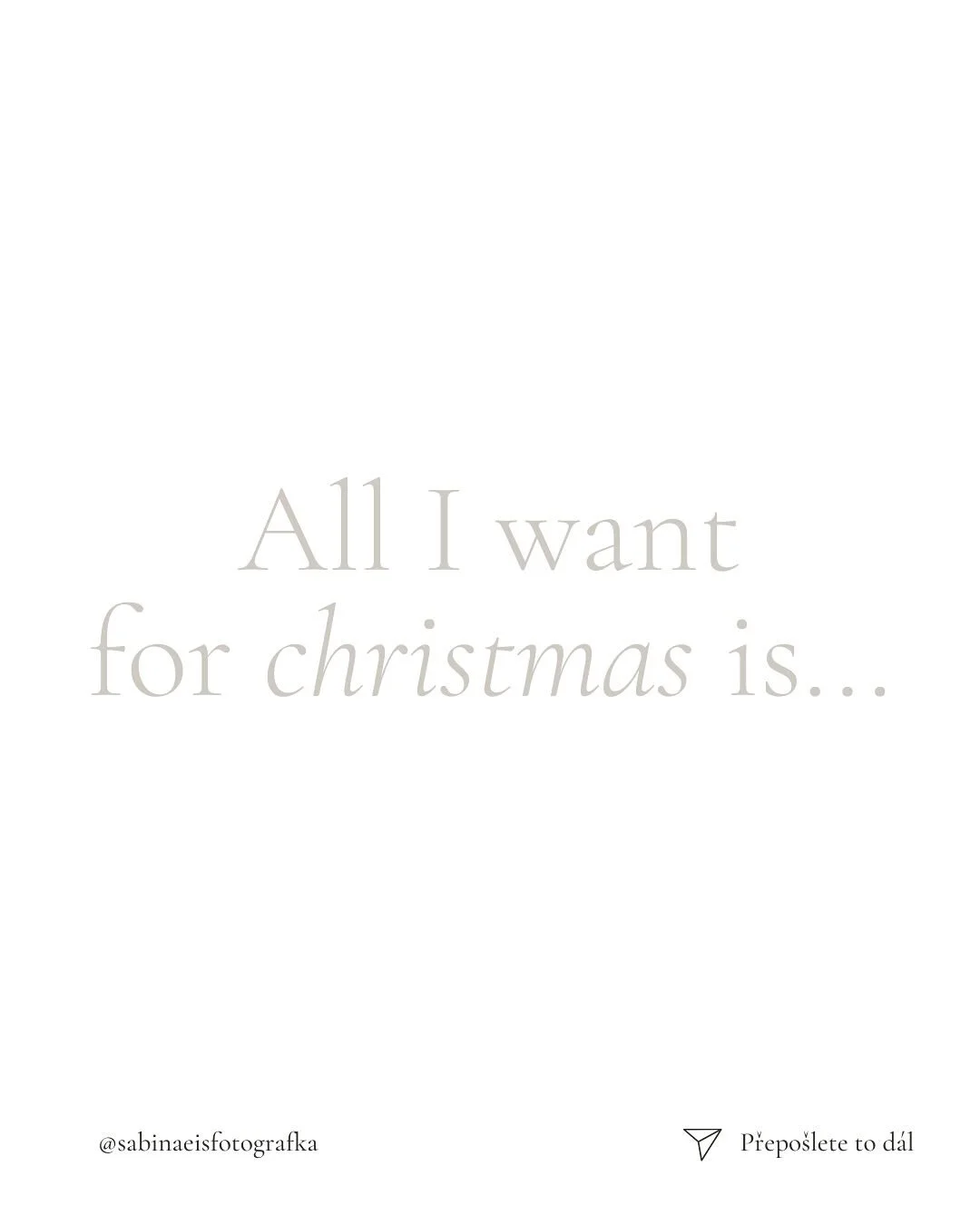 Raději s předstihem sd&iacute;l&iacute;m tento mal&yacute; tip pro Jež&iacute;&scaron;ka ✨ Stač&iacute; mu ho přeposlat.

Protože jedny z nejkr&aacute;sněj&scaron;&iacute;ch d&aacute;rků jsou vzpom&iacute;nky &ndash; třeba na př&iacute;chod Va&scaron