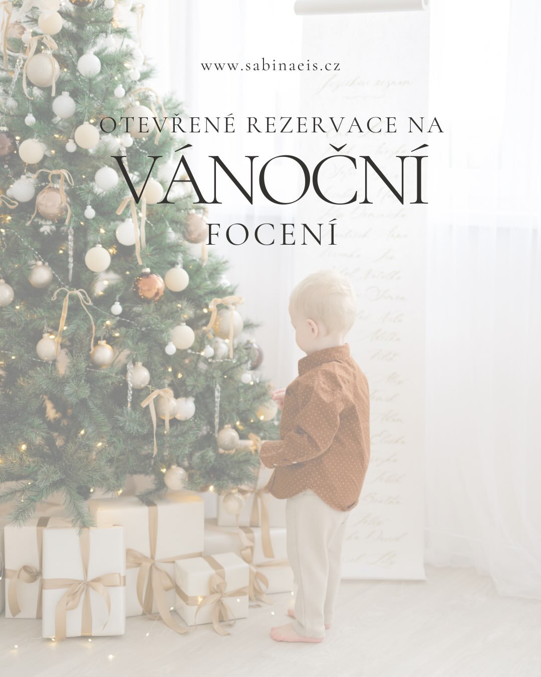 Rezervace na v&aacute;nočn&iacute; focen&iacute; jsou spu&scaron;těny 🎄 Pt&aacute;te se mě na ně už od července a j&aacute; bych na v&aacute;s rozhodně nezapomněla ✨🫶🏻 

Takže se jako vždy už tradičně - dva měs&iacute;ce před V&aacute;noci sejdeme
