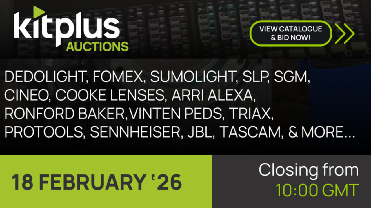 February 2026 Auction: High End Film, Broadcast AV Equipment from Major UK Vendors