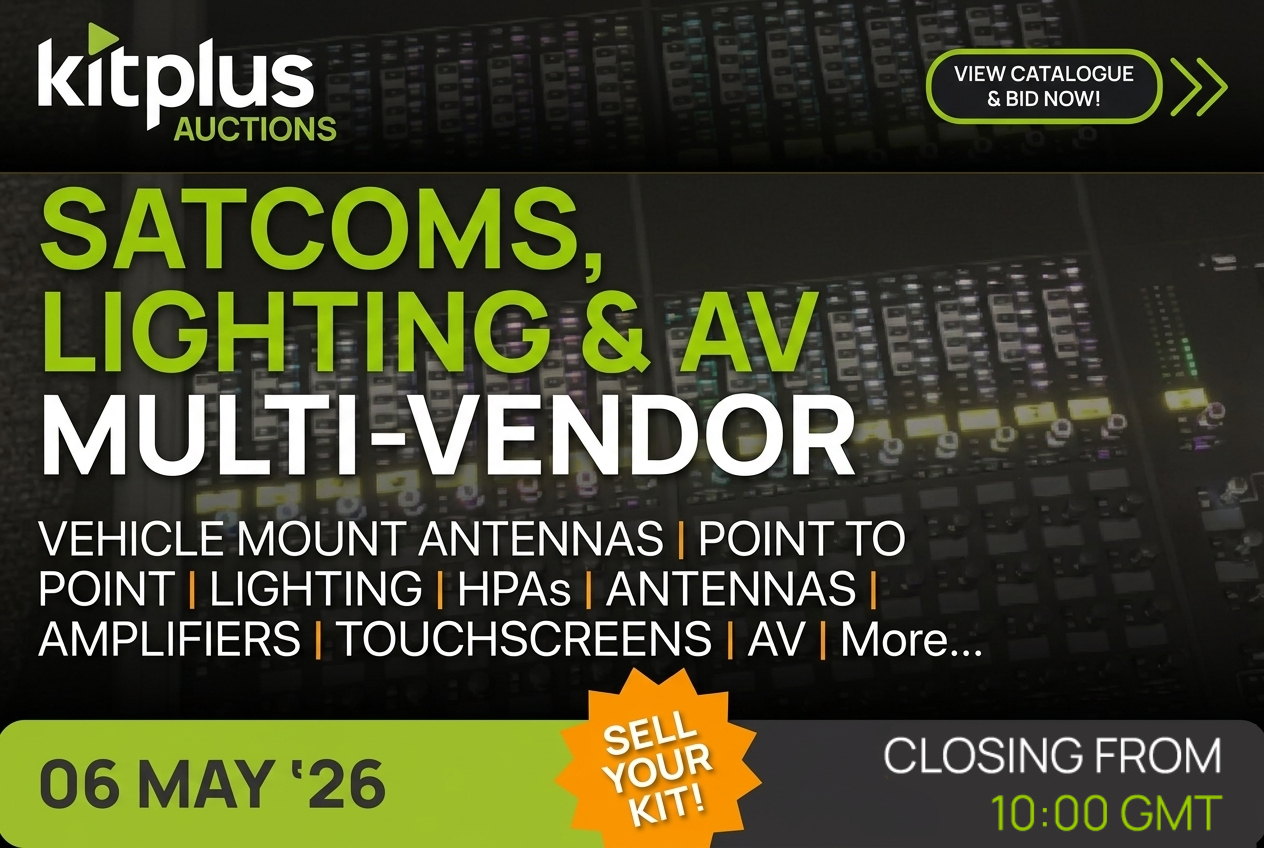 May 2026 Auction: Satcoms - Ku-Band vehicle mount antennas, amplifiers and associated broadcast equipment