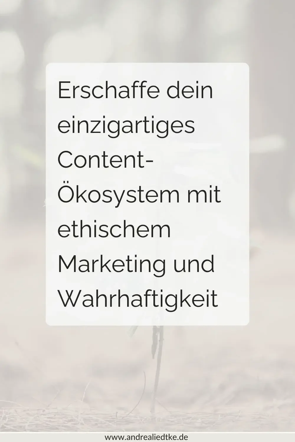 Erschaffe dein einzigartiges, kreatives Ökosystem, das nachhaltig wächst