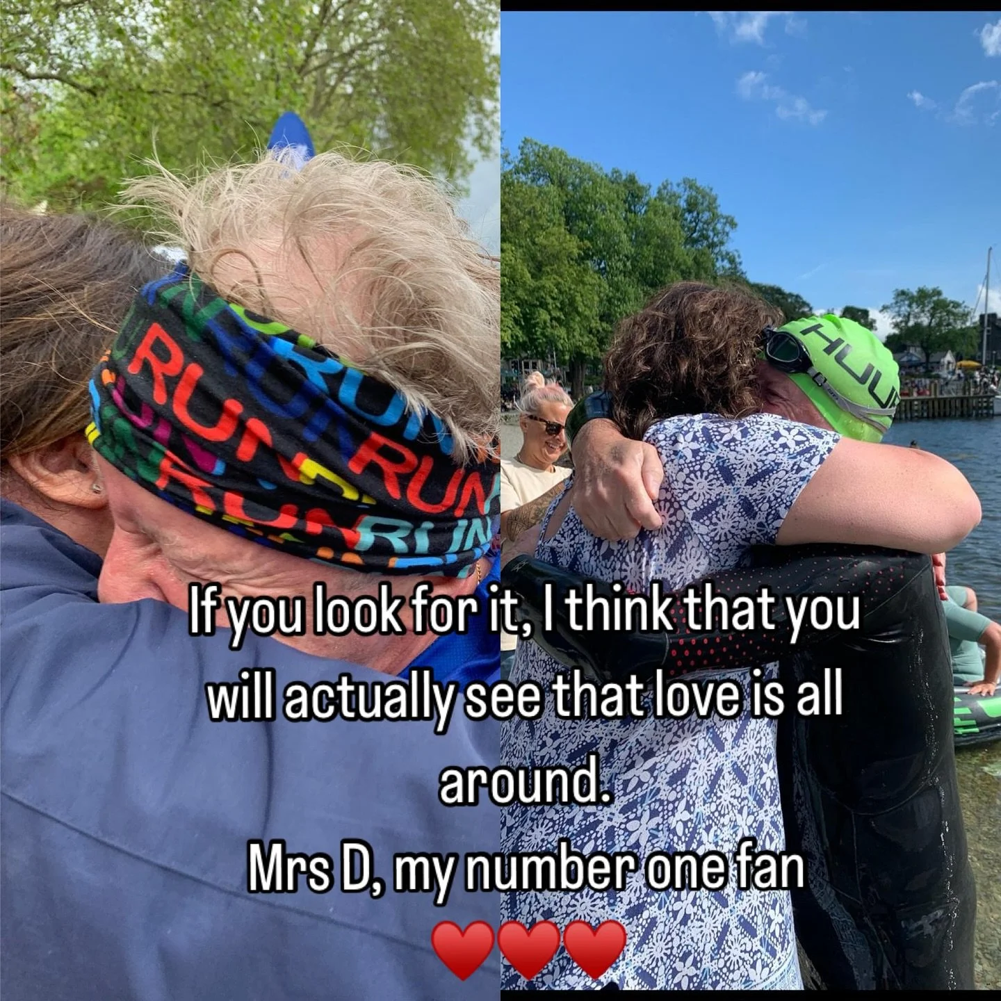 When you commit to mega challenges, you are committing to hours and hours of training dedication, significant financial costs. It is not achievable without the support and backing of your loved ones.&rdquo;the unsung heroes&rdquo; Watching, clapping 