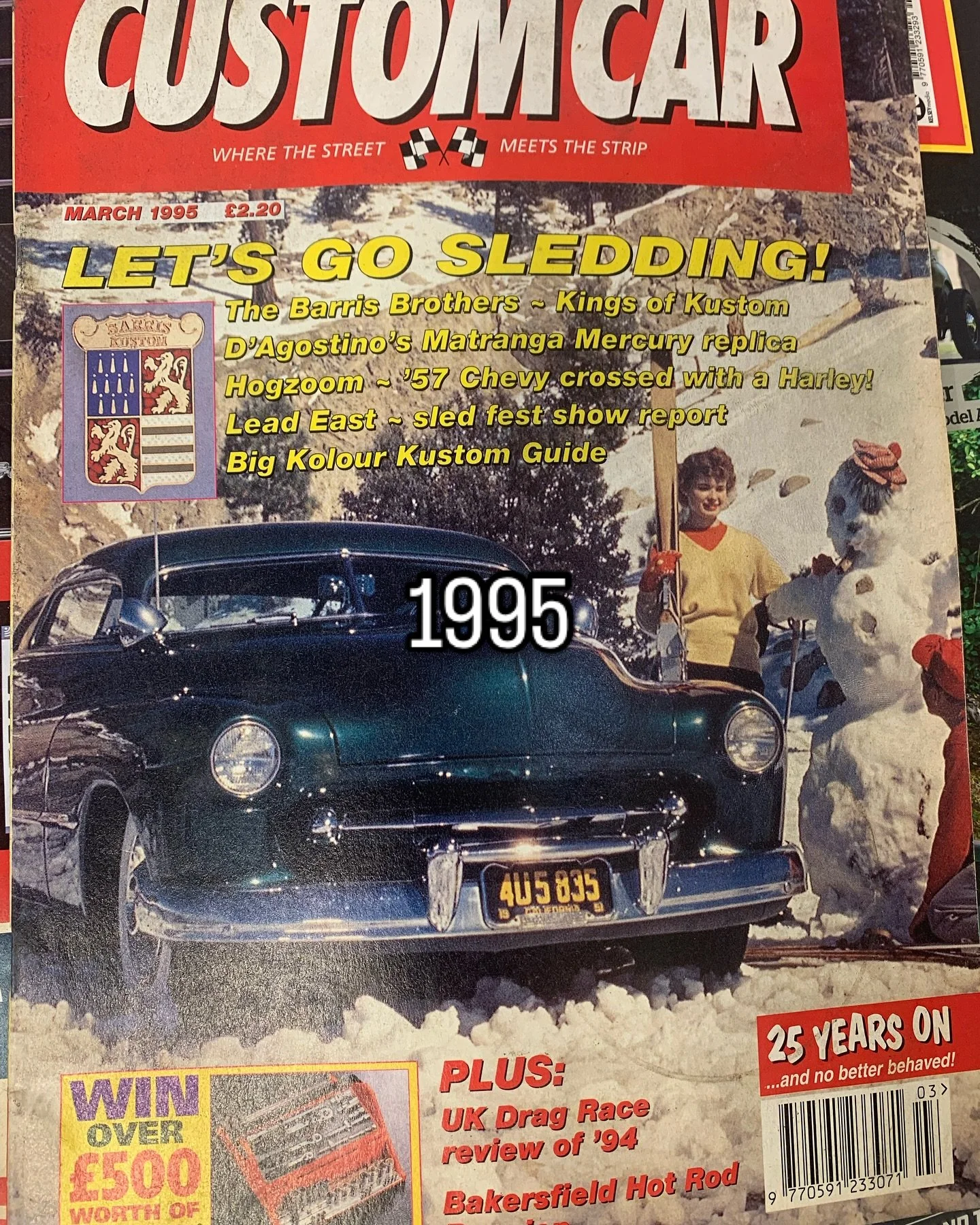 Even the reading material in the waiting room has been around a while. 1995 edition of Custom Car Magazine 🤣#customcar