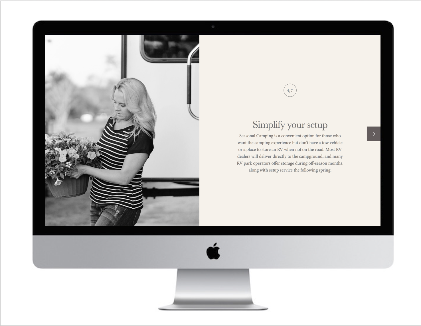 Seasonal Camping Website