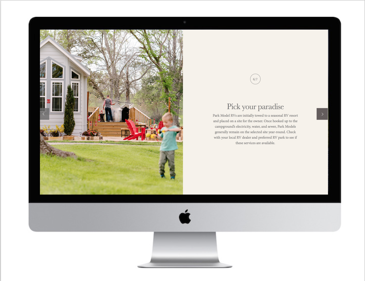 Seasonal Camping Website