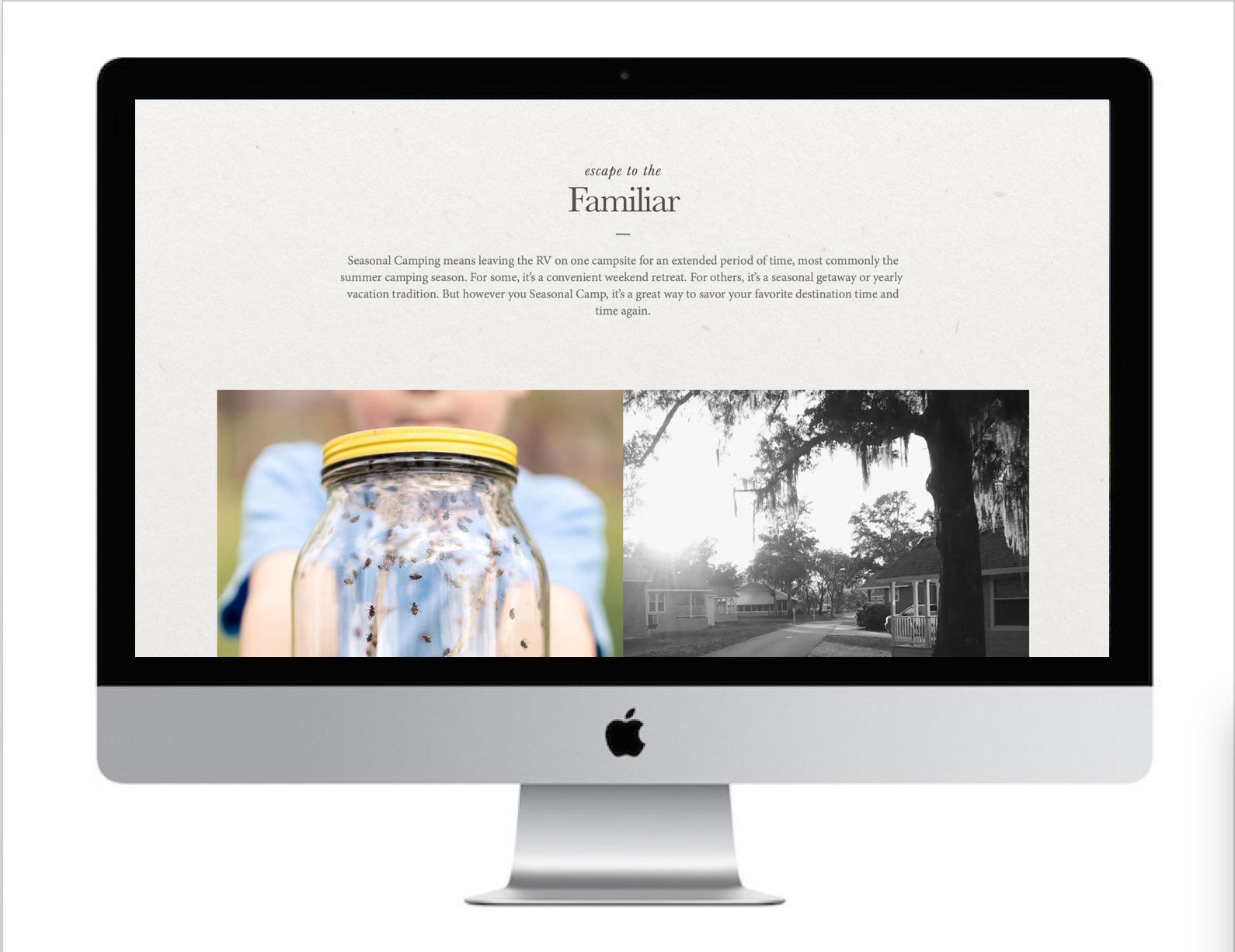 Seasonal Camping Website