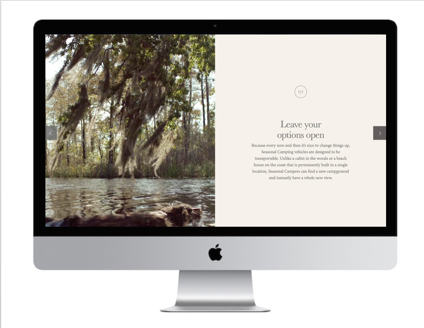 Seasonal Camping Website
