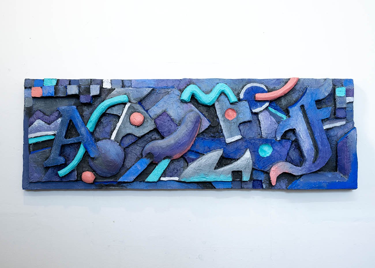 Geoscape Xtra Large Hand-made 3D Canvas Painting
