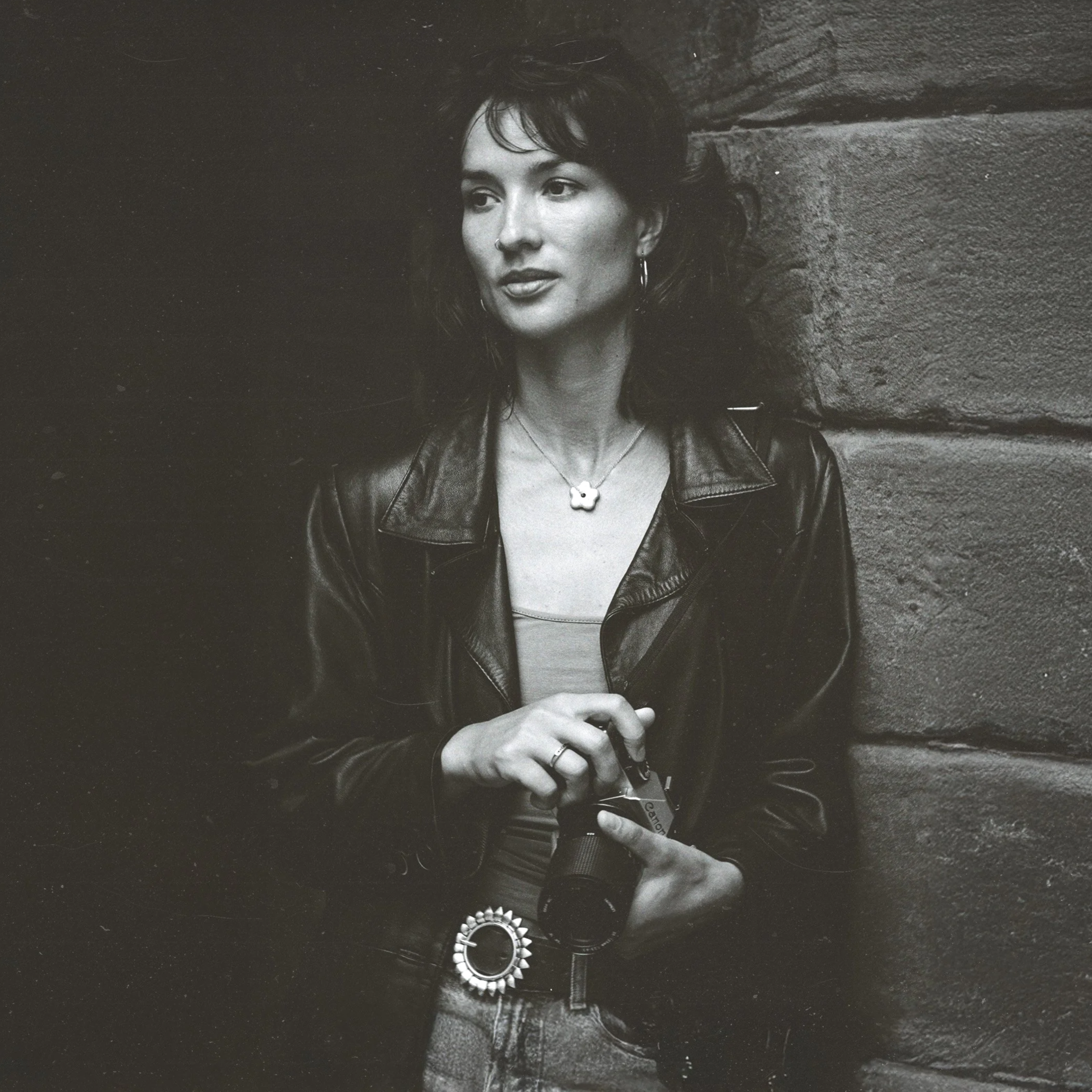 Personal portrait photographed on film in Tenerife