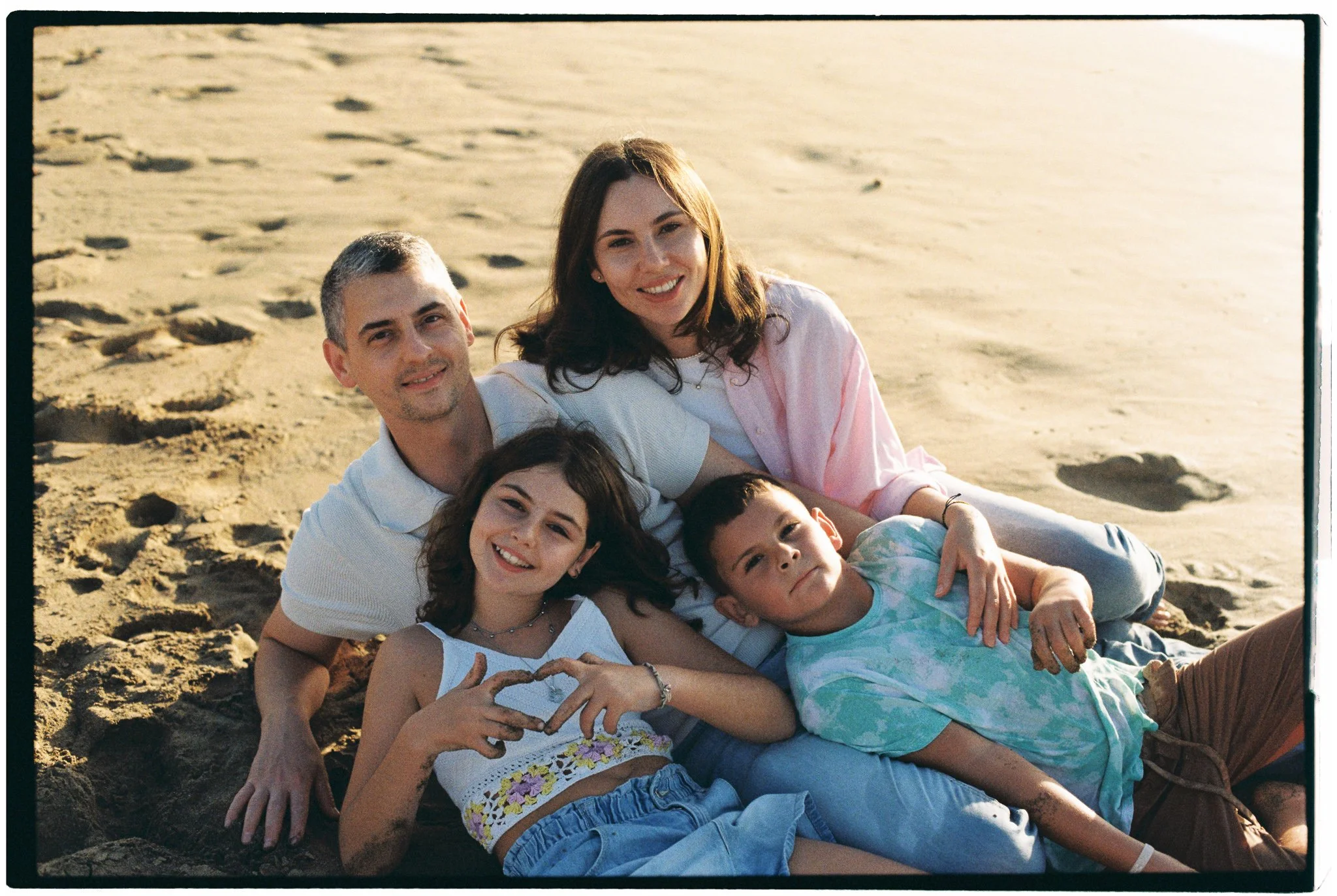 Family photography session with children in Tenerife