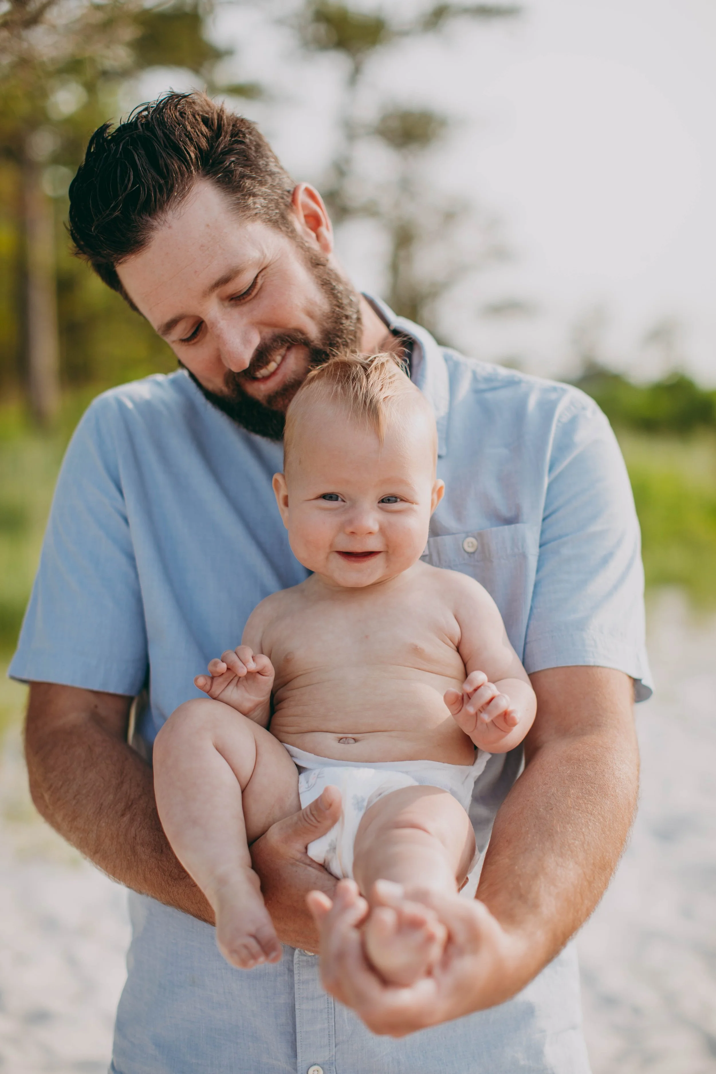 The Magic of Firsts: Capturing Your Baby’s First Touch of Sand at Bethany Beach