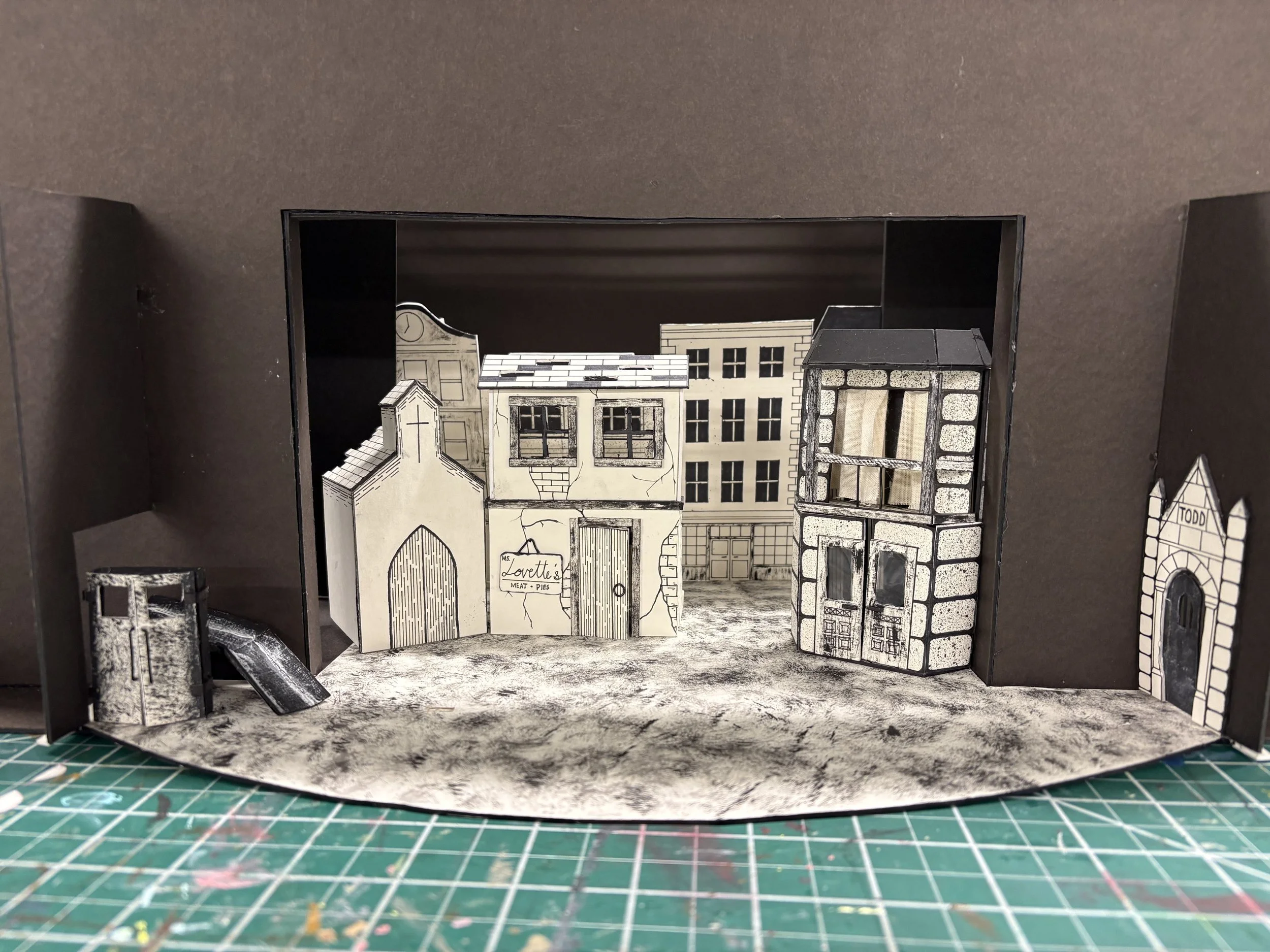 "Sweeney Todd" Set Model (0'-1/4" = 1'-0")