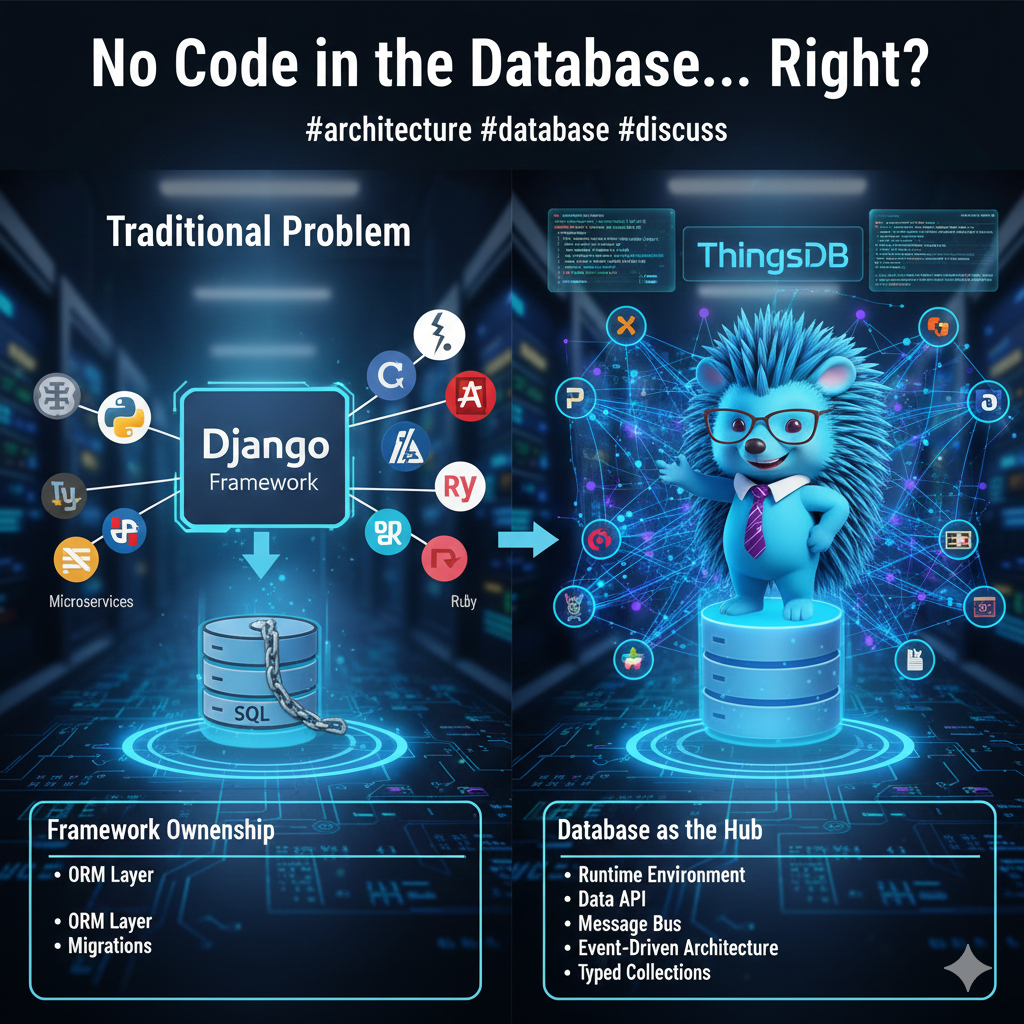 No Code in the Database... Right?