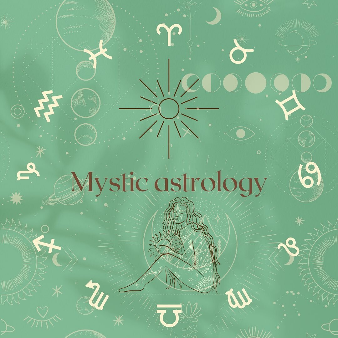 About 1,5 years ago I discovered Mystic astrology and immediately felt a resonance. It&rsquo;s a trauma informed intuitive way of astrology created by @andrea_dupuis of @risingwoman. Since last march I&rsquo;ve completely immersed myself in astrology