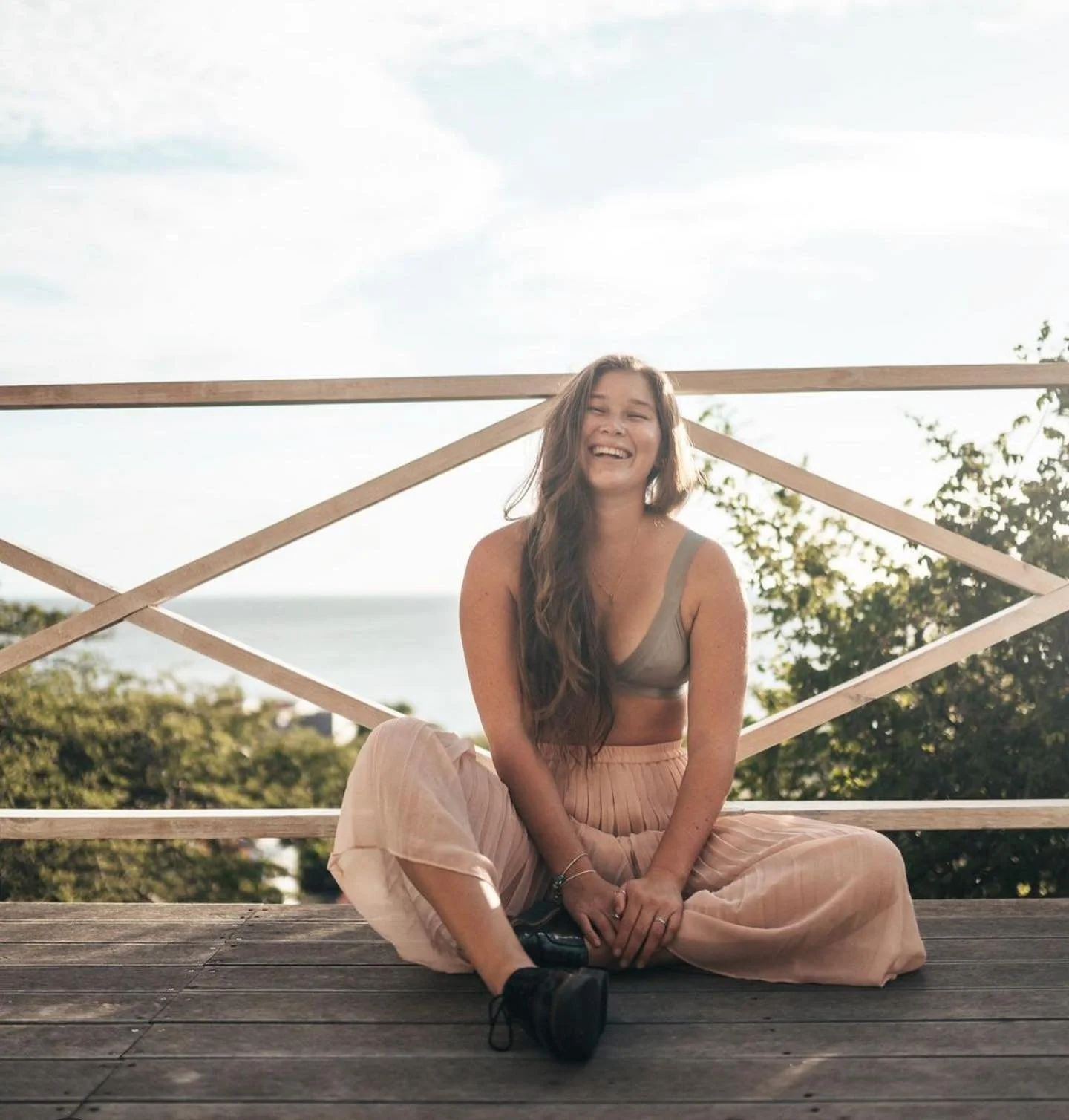 That time when blogger and influencer @ashleyvanderzee stayed over 😍 photo by @juanfbaiz #CasaCuracao #KORAL