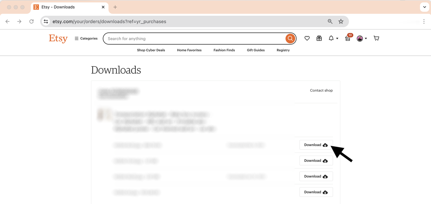 Downloading a PDF Pattern — Peanut Patterns