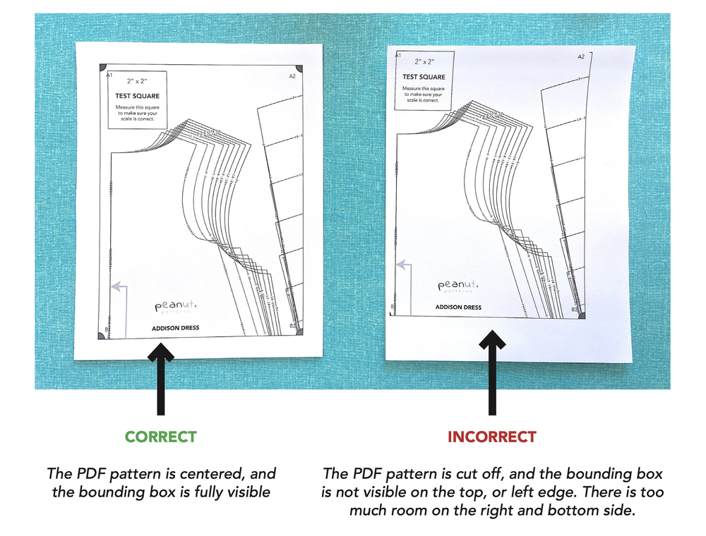 Printing A Pdf Pattern Peanut Patterns