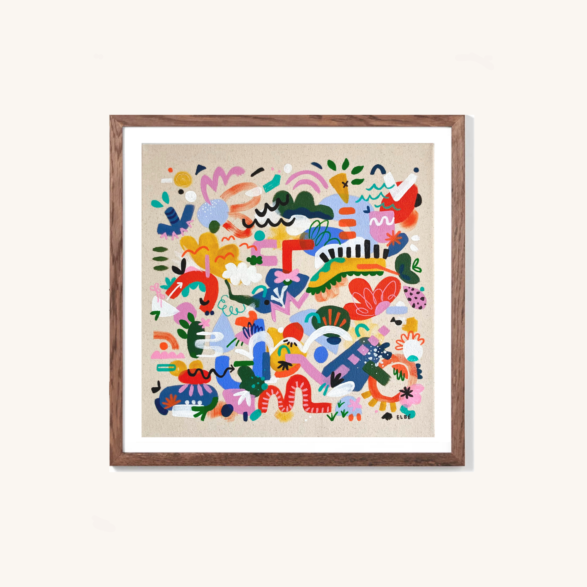 Les vacances - Giclée sur papier