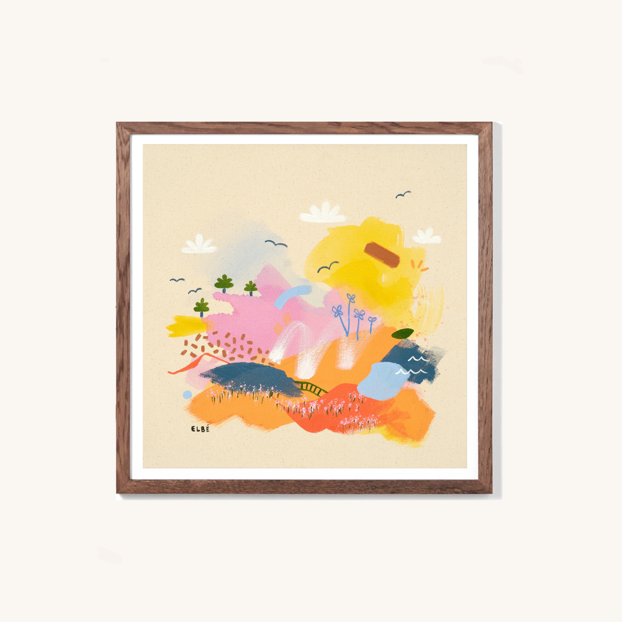 Au soleil couchant - Reproduction