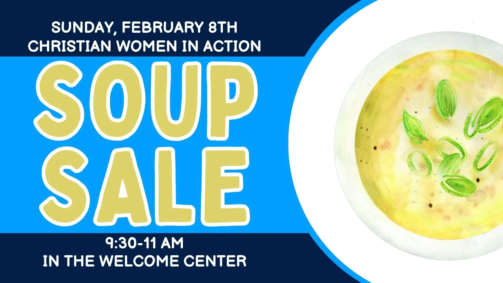 Christian Women In Action Soup Sale