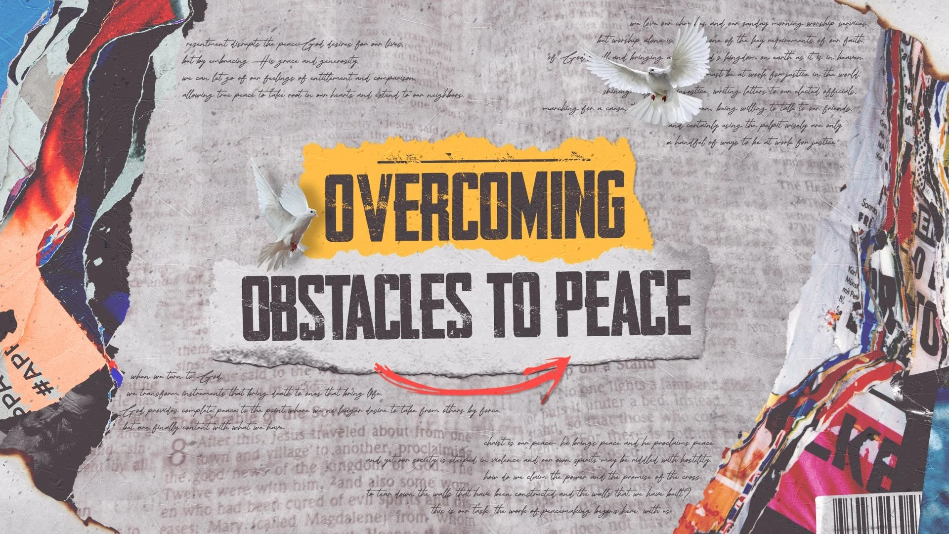 Overcoming Obstacles to Peace