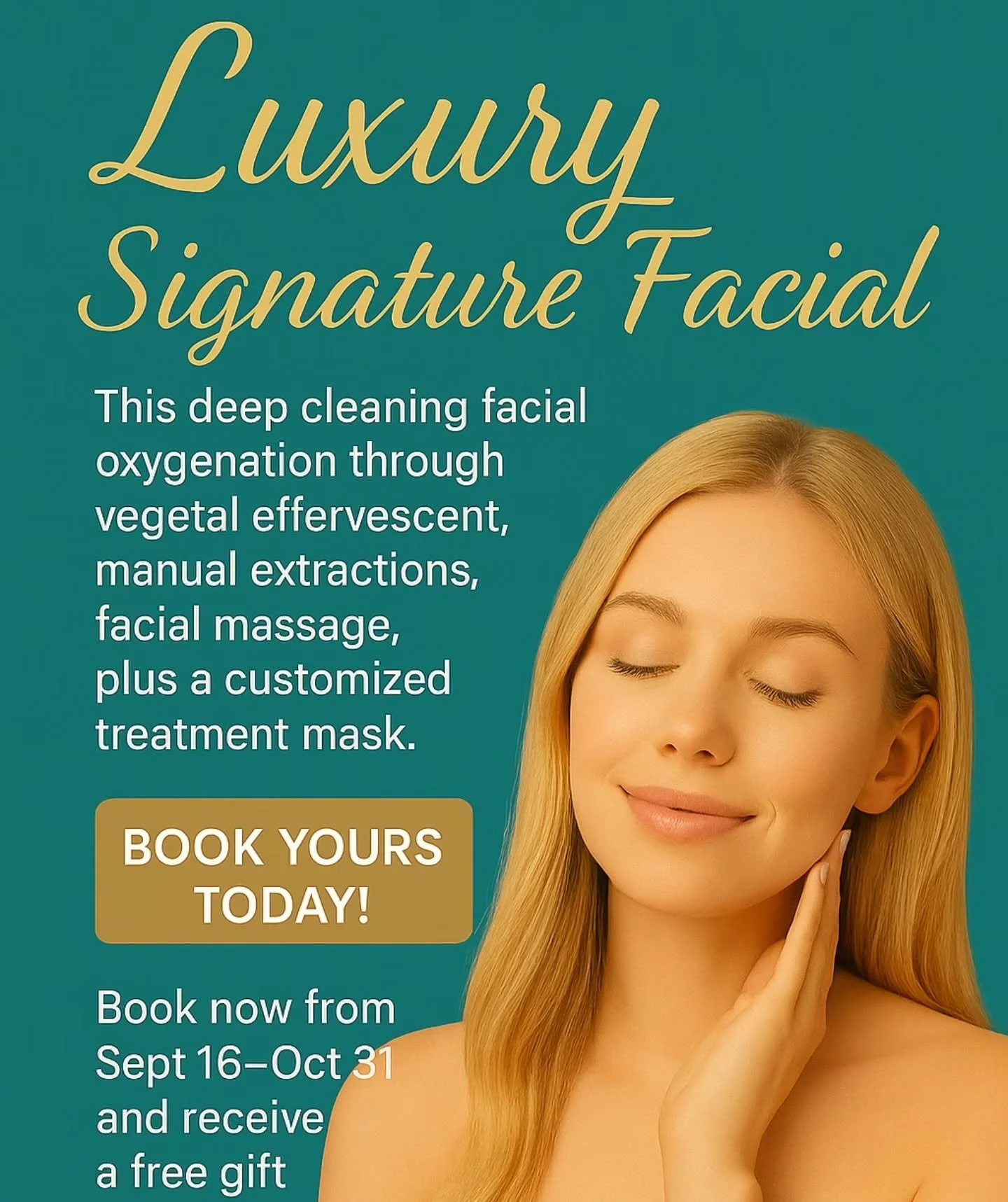 Have you booked your FALL Facial? Spots are filling fast!!!