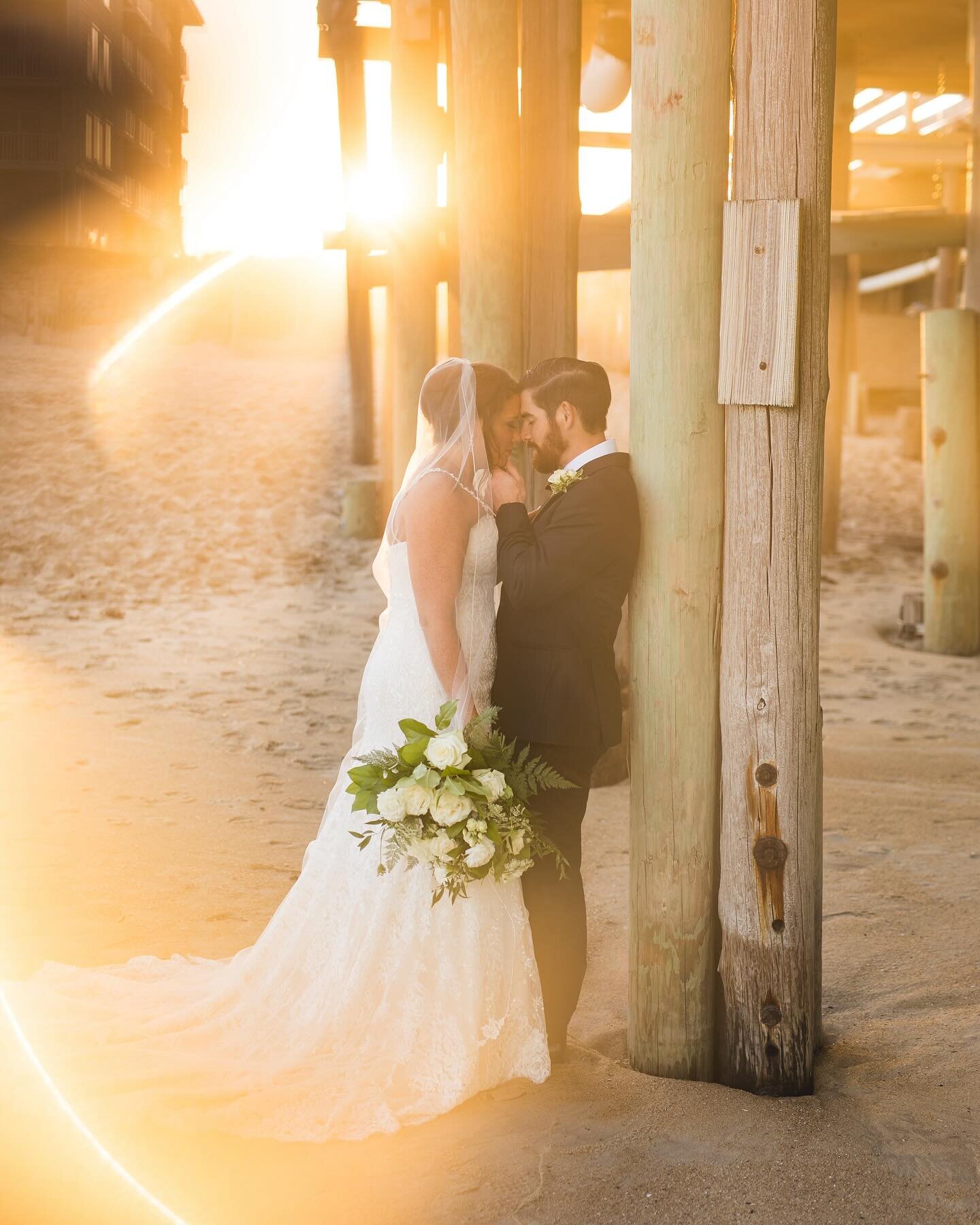 Meghan and Zach's wedding at the Kitty Hawk Pier was truly unforgettable! Their genuine sweetness and tireless efforts transformed the event into absolute perfection. It was a joy collaborating with this wonderful couple, and we extend our heartfelt 