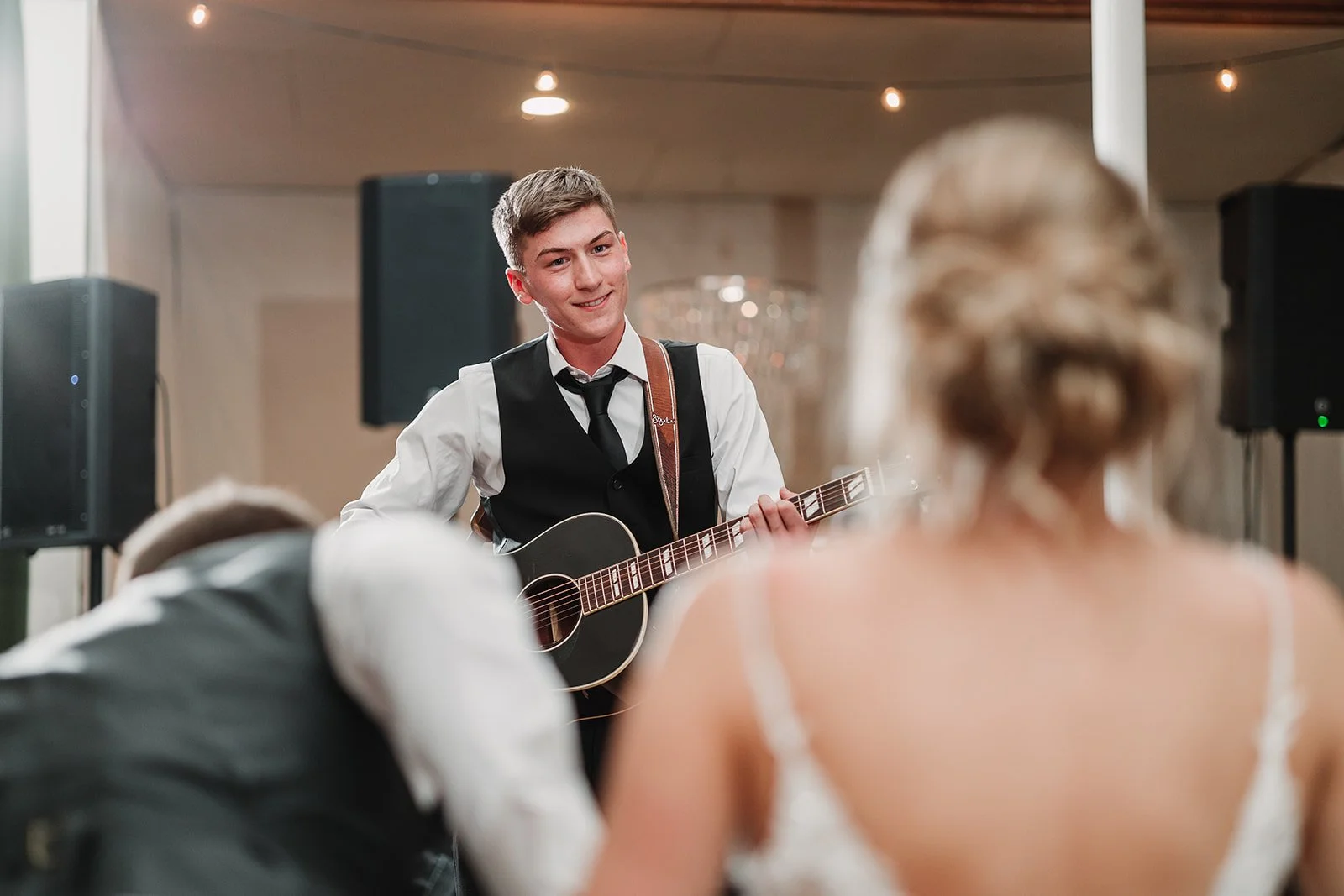 Sam Barber performing at Terbrak Wedding in Frohna and Perryville, Missouri