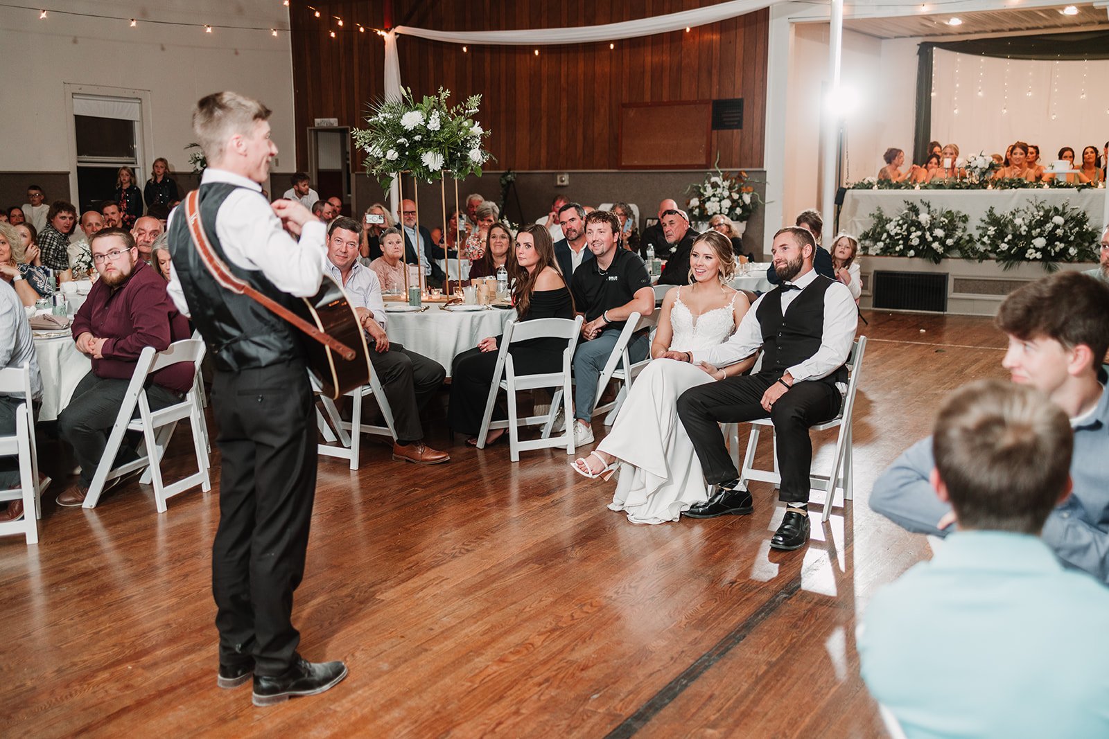 Sam Barber performing at Terbrak Wedding in Frohna and Perryville, Missouri