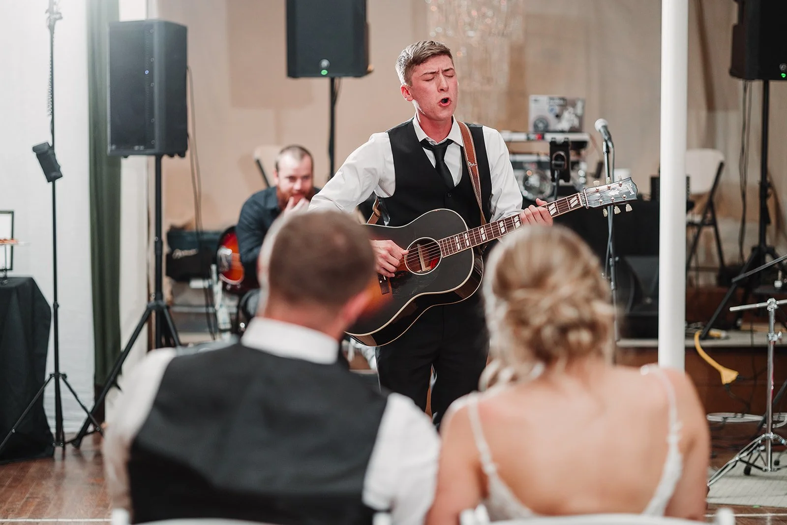 Sam Barber performing at Terbrak Wedding in Frohna and Perryville, Missouri