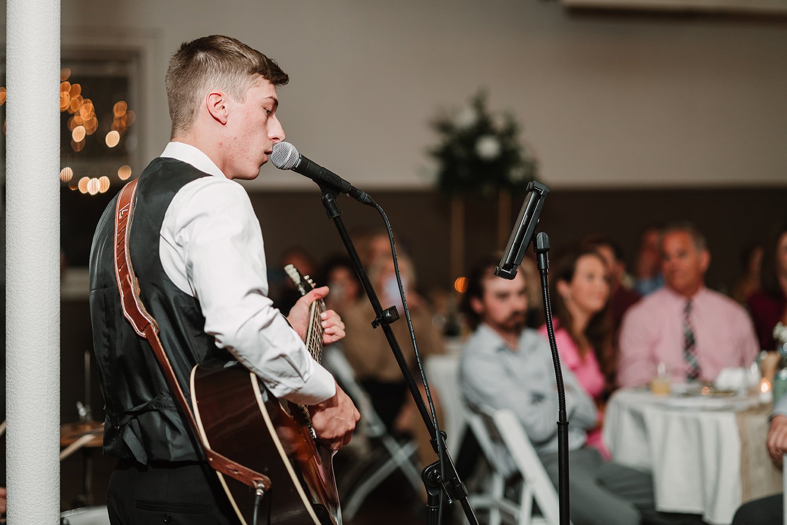Sam Barber performing at Terbrak Wedding in Frohna and Perryville, Missouri