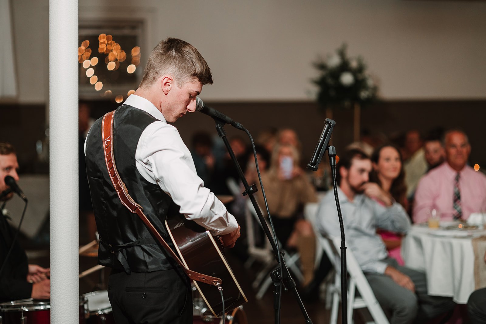 Sam Barber performing at Terbrak Wedding in Frohna and Perryville, Missouri