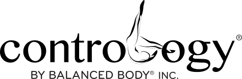 A black background with a logo for 'Control 52 by Balanced Body Inc.' in gray text.